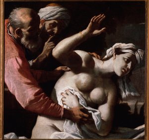 Susanna und die Ältesten von Mattia Preti