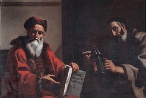 Diogenes und Plato von Mattia Preti