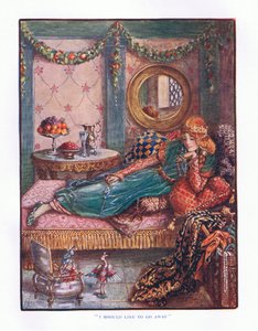 Ich möchte sagen, geh weg, Illustration aus Lady Anns Märchen, 1914