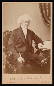 Porträt von Sir John Frederick William Herschel, 1792-1871, vor 1871