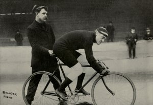 Porträt des amerikanischen Radfahrers Frank Kramer von Maurice-Louis Branger