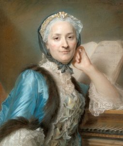 Porträt von Madame Anne-Jeanne Cassanéa de Mondonville, geborene Boucon (1708-1780)