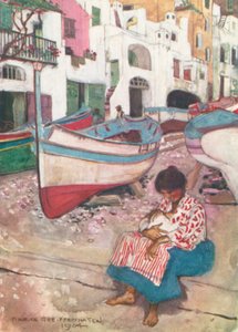 Die Frau eines Fischer von Capri