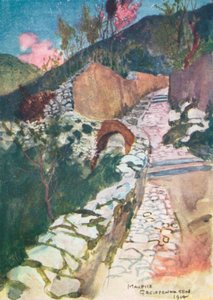 Straße bei Castellamare von Maurice (after) Greiffenhagen