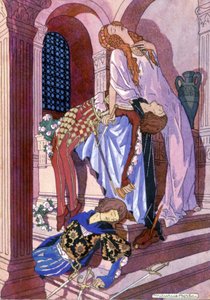 Der Tod von Romeo und Julia (Illustration) von Maurice Berty