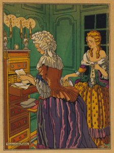 Illustration für Les Liaisons Dangereuses von Choderlos De Laclos von Maurice Berty