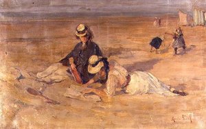 Am Strand von Maurice Blieck