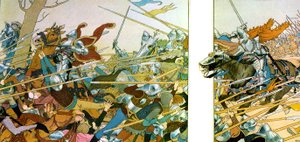 Illustration zum Buch La Vie de Jeanne d’Arc