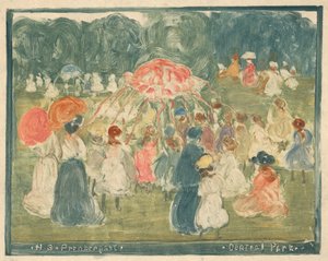 Central Park, ca. 1901 von Maurice Brazil Prendergast