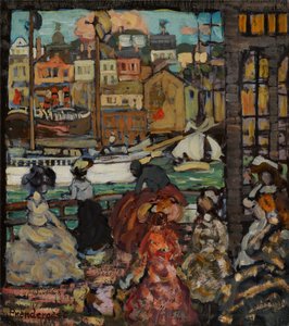 East Boston Ferry, ca. 1907-10 von Maurice Brazil Prendergast