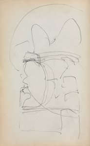 Italienisches Skizzenbuch: Abstrakte Skizze Seite 5, 1898-1899 von Maurice Brazil Prendergast