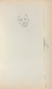 Italienisches Skizzenbuch: Kopf eines Mannes Seite 221, 1898-1899