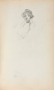Italienisches Skizzenbuch: Kopf einer Frau Seite 215, 1898-1899