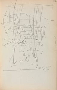 Italienisches Skizzenbuch: Landschaft Seite 116, 1898-1899 von Maurice Brazil Prendergast