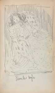 Italienisches Skizzenbuch: Levuks Frau Seite 170, 1898-1899