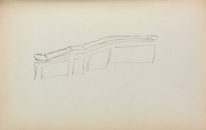 Italienisches Skizzenbuch: Quadrate und Rechtecke Seite 59, 1898-1899 von Maurice Brazil Prendergast