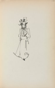 Italienisches Skizzenbuch: Stehende Frau Seite 118