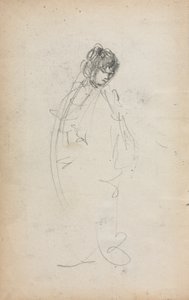 Italienisches Skizzenbuch: Stehende Frau Seite 1, 1898-1899