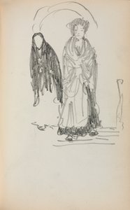 Italienisches Skizzenbuch: Zwei stehende Frauen Seite 123