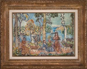 Küste, ca. 1914-16 von Maurice Brazil Prendergast