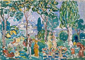 Der Park, Salem von Maurice Brazil Prendergast