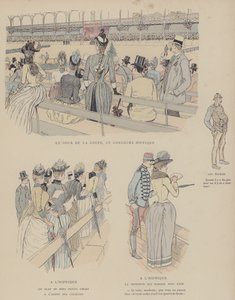 Illustration für Paris Brillant (Farblithografie) von Maurice Charles Mathieu Bonvoisin