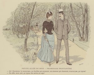 Illustration für Paris Brillant (Farblithografie) von Maurice Charles Mathieu Bonvoisin
