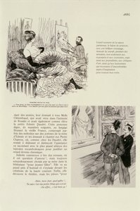 Erste Sitzung für ein Porträt, 1895 von Maurice Charles Mathieu Bonvoisin