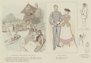 Illustration für La Vie De Londres von Mars von Maurice Charles Mathieu Bonvoisin