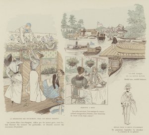 Illustration für La Vie De Londres von Mars von Maurice Charles Mathieu Bonvoisin
