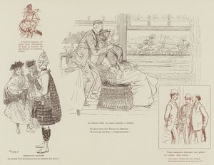 Illustration für La Vie De Londres von Mars von Maurice Charles Mathieu Bonvoisin