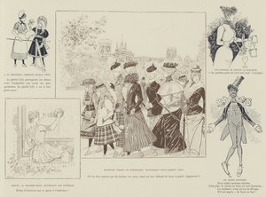 Illustration für La Vie De Londres von Mars von Maurice Charles Mathieu Bonvoisin