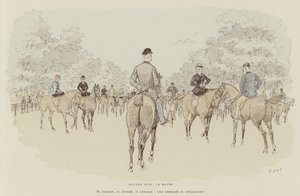 Illustration für La Vie De Londres von Mars von Maurice Charles Mathieu Bonvoisin