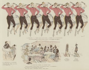 Illustration für La Vie De Londres von Mars von Maurice Charles Mathieu Bonvoisin
