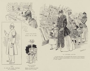 Illustration für La Vie De Londres von Mars von Maurice Charles Mathieu Bonvoisin