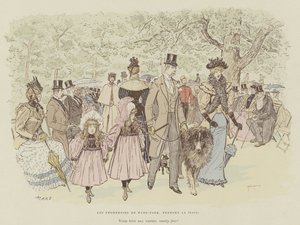 Illustration für La Vie De Londres von Mars von Maurice Charles Mathieu Bonvoisin
