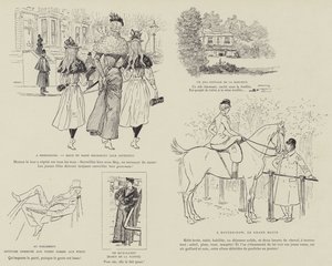 Illustration für La Vie De Londres von Mars von Maurice Charles Mathieu Bonvoisin