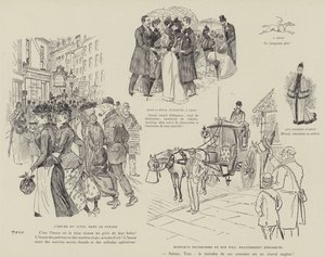Illustration für La Vie De Londres von Mars von Maurice Charles Mathieu Bonvoisin