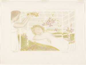 Allegorie, Platte eins von Liebe von Maurice Denis