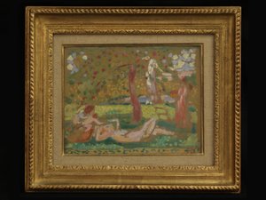 Herbstliche Bukolik oder Unter dem Apfelbaum von Maurice Denis
