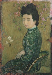 Eva Meurier im grünen Kleid, 1891 von Maurice Denis