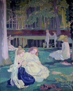 Federballspiel (Detail) 1900 von Maurice Denis