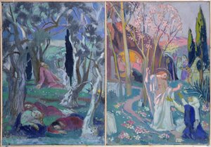 Garten der Oliven, Christus erscheint Maria Magdalena von Maurice Denis