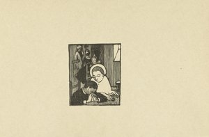 Illustration zu einem Gedicht in der Gedichtsammlung Sagesse von Paul Verlaine von Maurice Denis