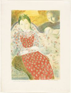 Auf dem blassen silbernen Sofa, Platte zehn aus Liebe von Maurice Denis
