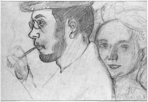 Pierre Bonnard und Marthe Denis von Maurice Denis