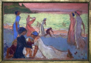 Septemberabend am Strand von Trestignel