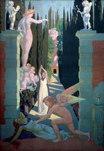 Die Geschichte der Psyche, Tafel vier. Die Rache der Venus, 1908 von Maurice Denis