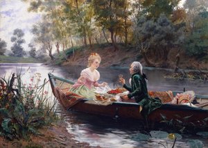 Ein romantisches Mittagessen von Maurice Leloir