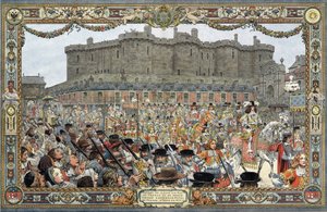 Einzug in Paris von Ludwig XIV., bekannt als der Sonnenkönig